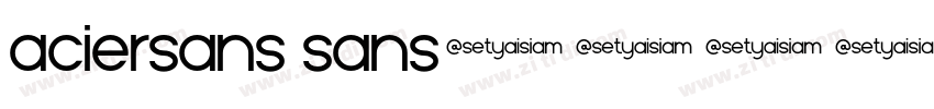 aciersans sans字体转换